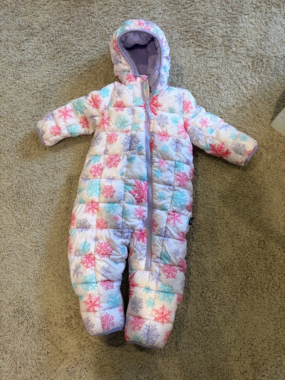 Spyder Infant Plush-Lined Jacket in Lavender